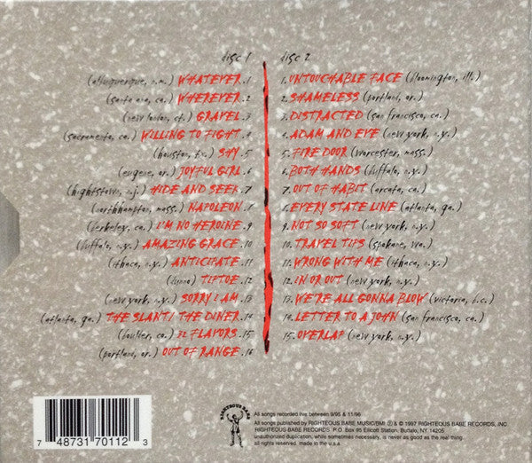 Ani DiFranco : Living In Clip (2xCD, Album, Sli)