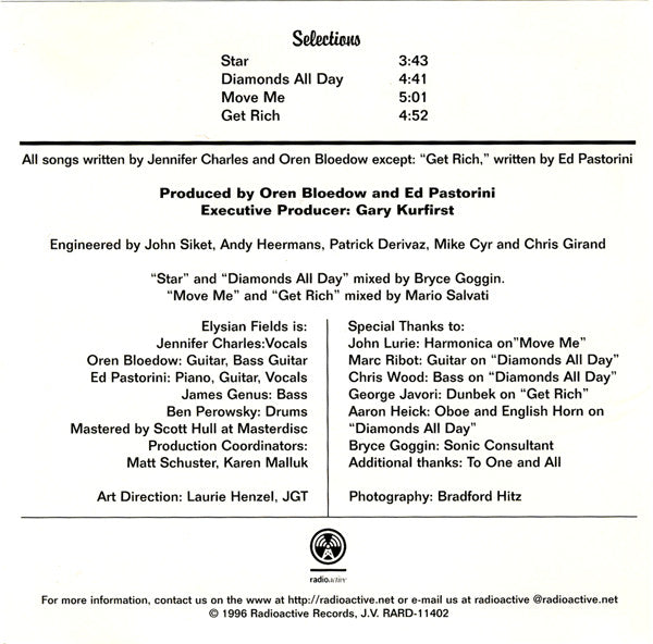 Elysian Fields : Elysian Fields (CD, EP)