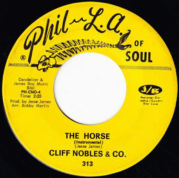 Cliff Nobles & Co : Love Is All Right / The Horse (7", Single)
