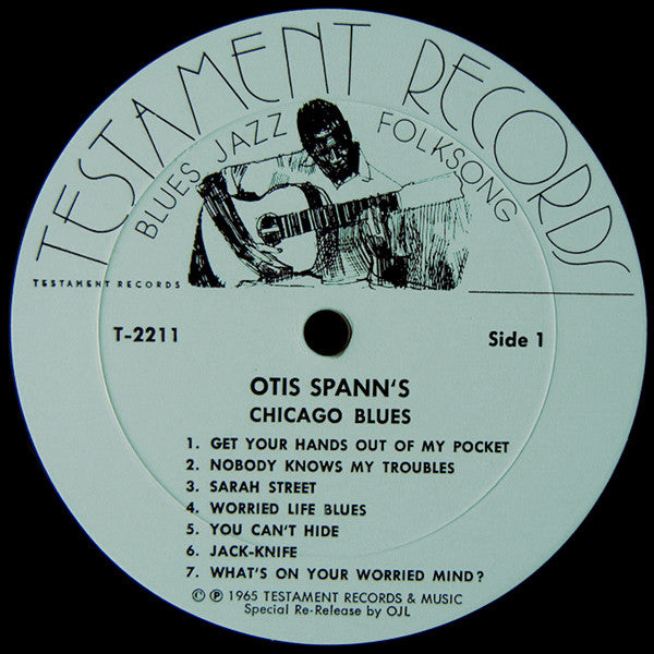 Otis Spann : Otis Spann's Chicago Blues (LP, Album, Mono, RE)