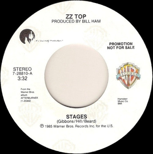 ZZ Top : Stages (7", Single, Promo, Spe)