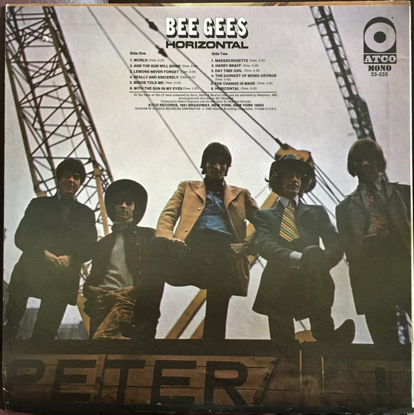 Bee Gees : Horizontal (LP, Album, Mono)