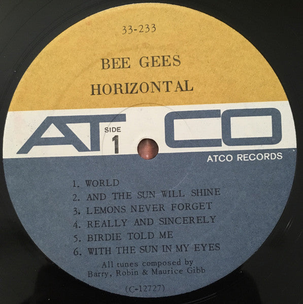 Bee Gees : Horizontal (LP, Album, Mono)