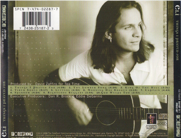 Eli (14) : Things I Prayed For (CD, Album)
