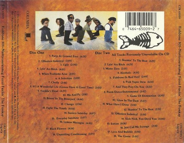 Fishbone : Fishbone 101–Nuttasaurusmeg Fossil Fuelin' The Fonkay (2xCD, Comp, RM)