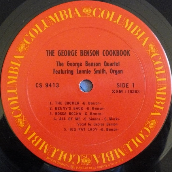 The George Benson Quartet Featuring Lonnie Smith : The George Benson Cookbook (LP, Album, RE, RP, San)