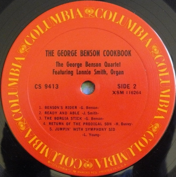 The George Benson Quartet Featuring Lonnie Smith : The George Benson Cookbook (LP, Album, RE, RP, San)
