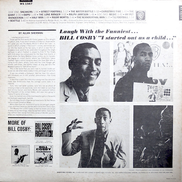 Bill Cosby : I Started Out As A Child (LP, Album, Pit)