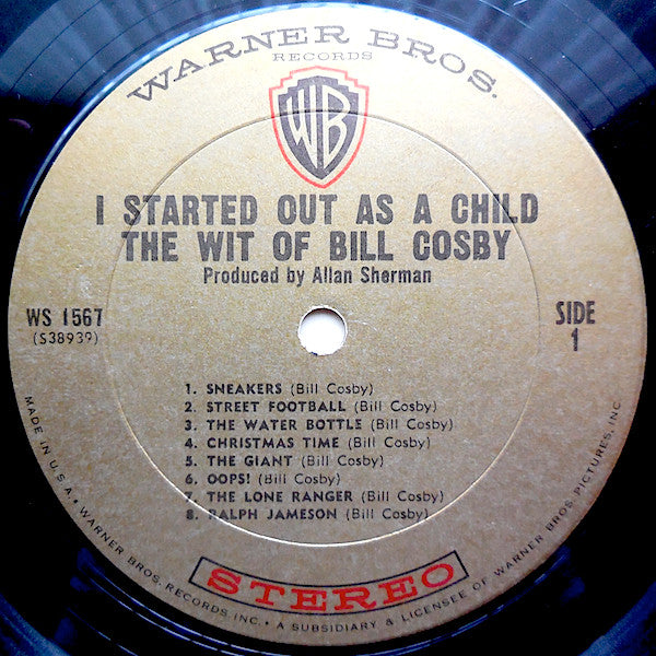 Bill Cosby : I Started Out As A Child (LP, Album, Pit)