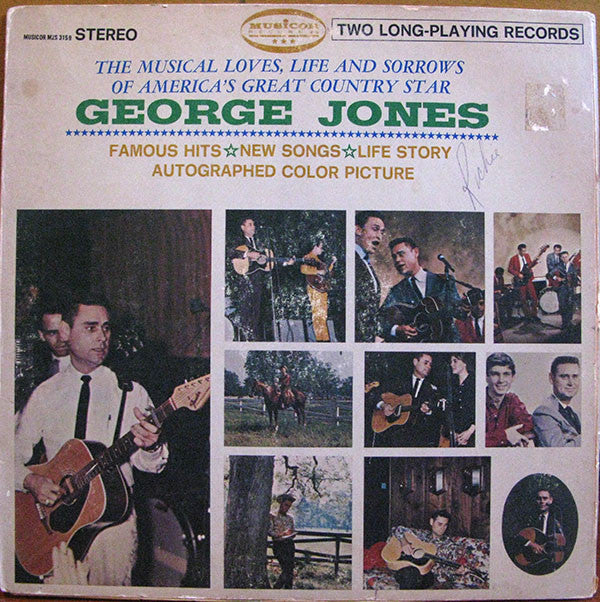 George Jones (2) : The George Jones Story (2xLP, Album, Ind)