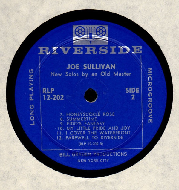 Joe Sullivan : New Solos By An Old Master (LP, Mono)