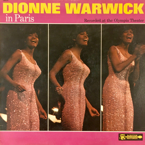 Dionne Warwick : In Paris (LP, Album, Mono)
