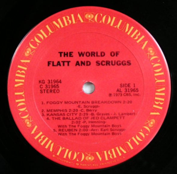 Flatt & Scruggs : The World Of Flatt And Scruggs (2xLP, Album, Comp, Pit)