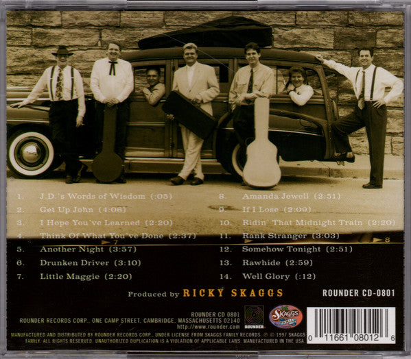 Ricky Skaggs & Kentucky Thunder : Bluegrass Rules! (HDCD, Album)