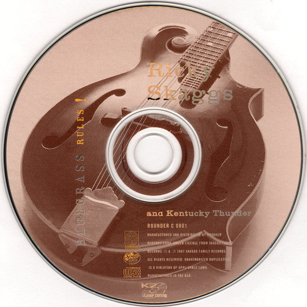 Ricky Skaggs & Kentucky Thunder : Bluegrass Rules! (HDCD, Album)