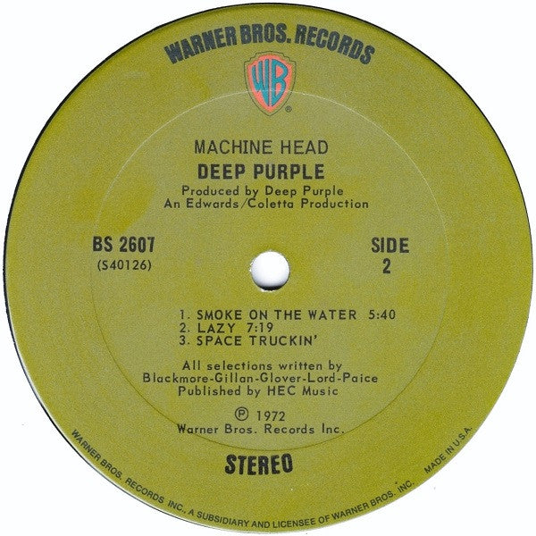 Deep Purple : Machine Head (LP, Album)
