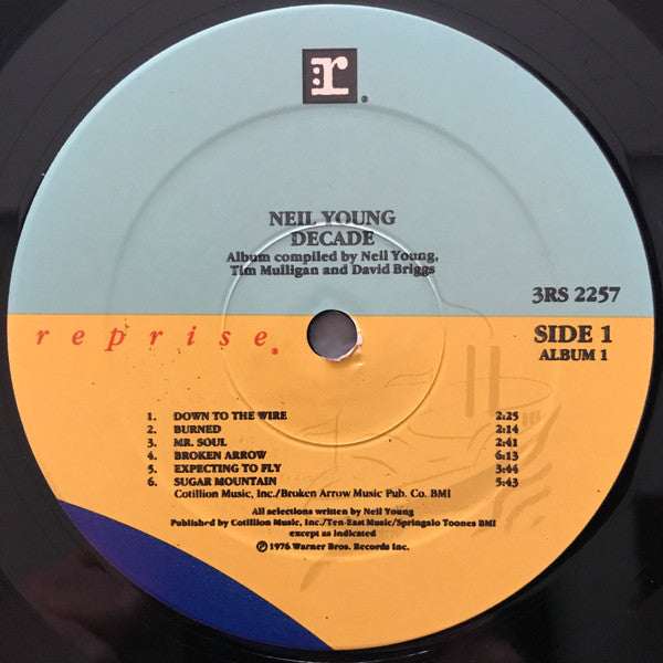 Neil Young : Decade (3xLP, Comp, RE, Gat)