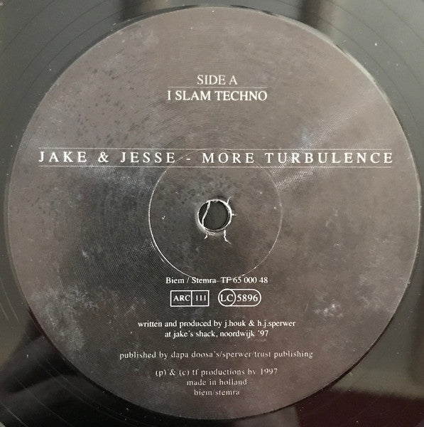 Jake & Jesse : More Turbulence (12")
