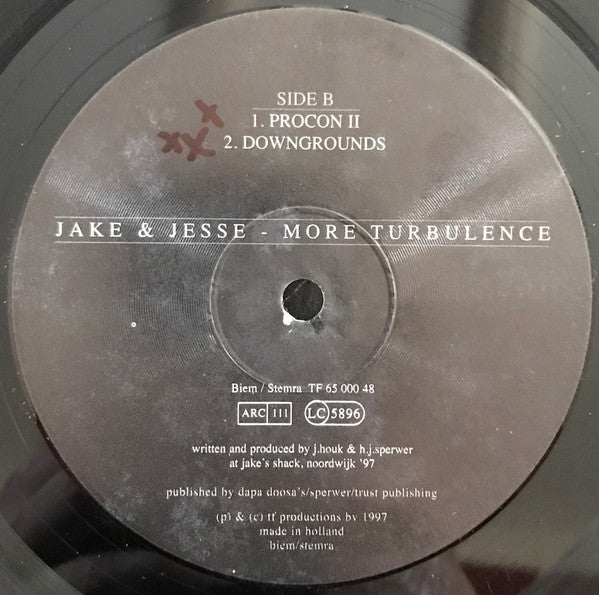 Jake & Jesse : More Turbulence (12")