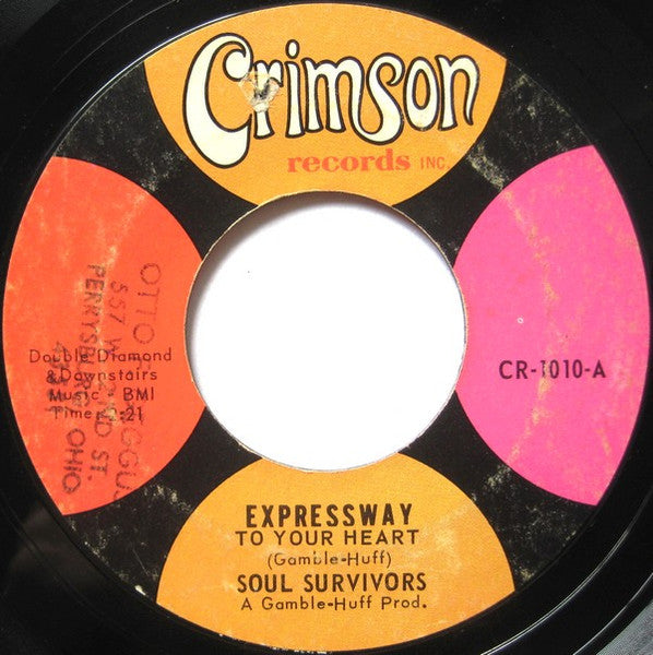 Soul Survivors : Expressway To Your Heart / Hey Gip (7", Single, Ter)