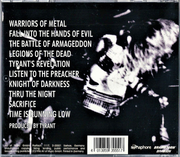Tyrant (8) : Legions Of The Dead (CD, Album, RE)