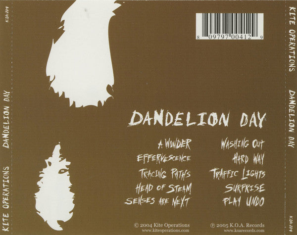 Kite Operations : Dandelion Day (CD, Album)