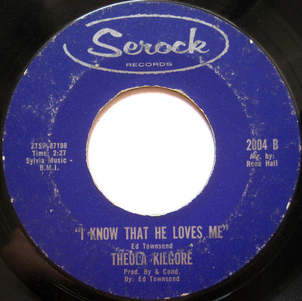 Theola Kilgore : The Love Of My Man (7", Single, Styrene, Ter)