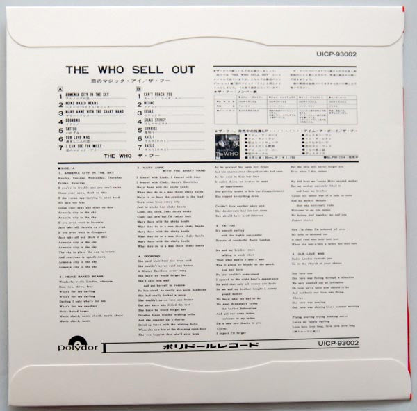 The Who : The Who Sell Out (CD, Album, Mono, RE, RM)