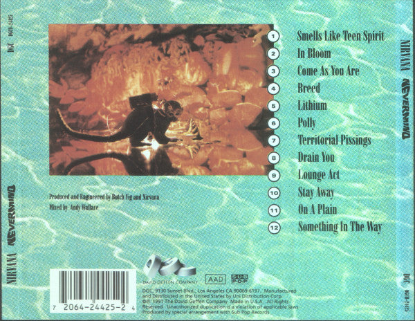 Nirvana : Nevermind (CD, Album, JVC)