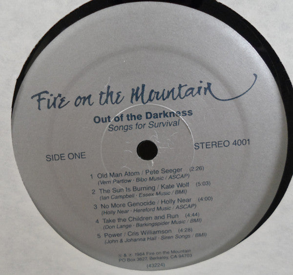 Various : Out Of The Darkness (LP, Album, Comp)
