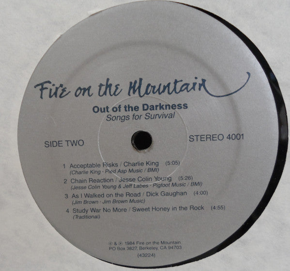Various : Out Of The Darkness (LP, Album, Comp)