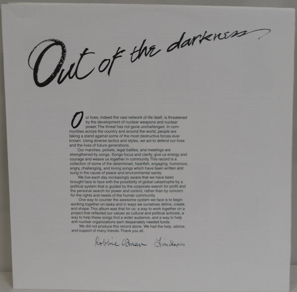 Various : Out Of The Darkness (LP, Album, Comp)