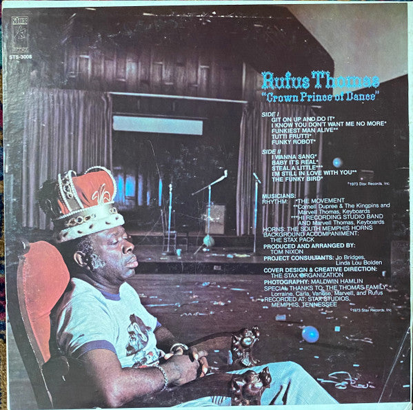 Rufus Thomas : Crown Prince Of Dance (LP, Album, Promo, Son)