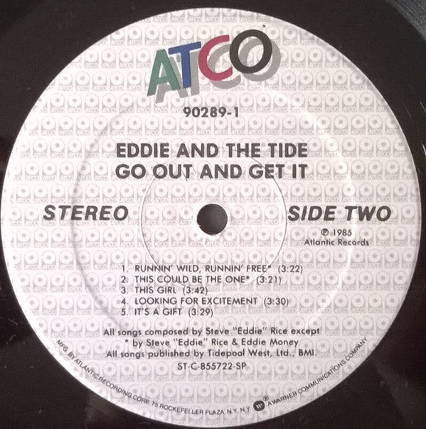 Eddie And The Tide : Go Out And Get It (LP, Album, Spe)