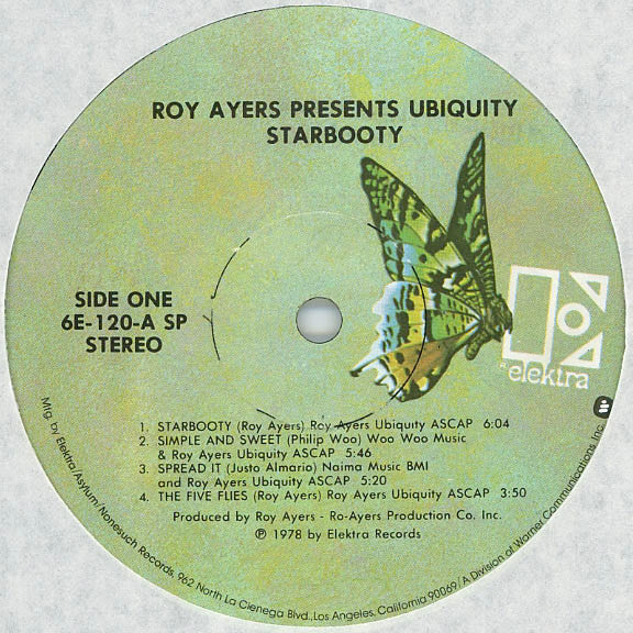 Roy Ayers Presents Ubiquity (4) : Starbooty (LP, Album, SRC)
