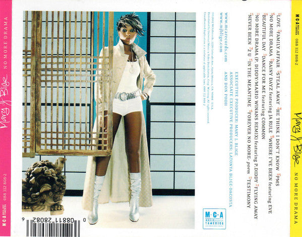 Mary J. Blige : No More Drama (CD, Album, RE)