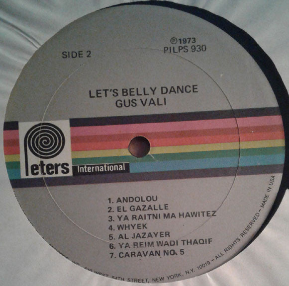Gus Vali : Let's Belly Dance (LP)