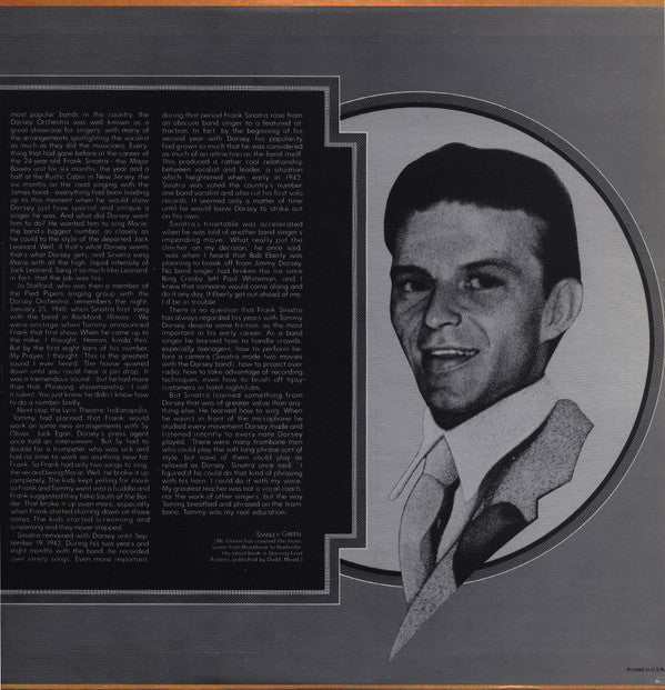 Tommy Dorsey And His Orchestra With Vocals By Frank Sinatra : I'll See You In My Dreams (2xLP, Comp, RE, RCA)
