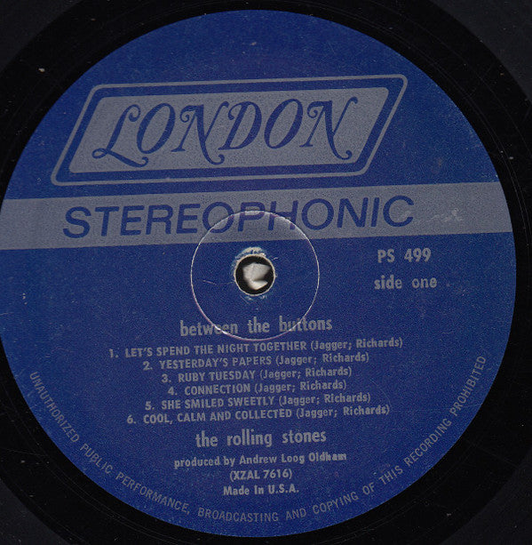 The Rolling Stones : Between The Buttons (LP, Album)