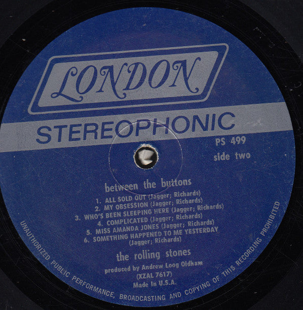 The Rolling Stones : Between The Buttons (LP, Album)