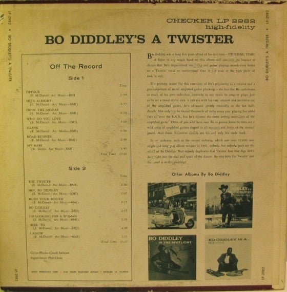 Bo Diddley : Bo Diddley's A Twister (LP, Album, Mono)