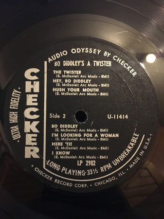 Bo Diddley : Bo Diddley's A Twister (LP, Album, Mono)