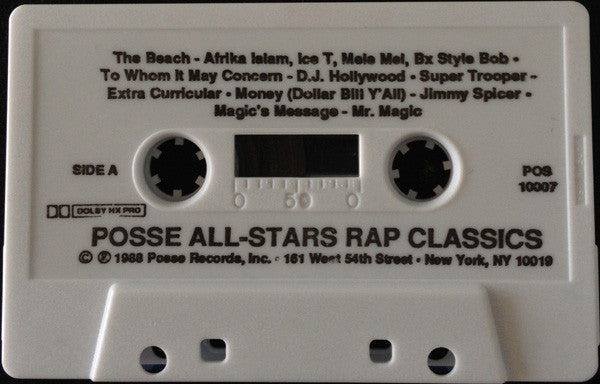 Various : Posse All-Stars Rap Classics (Cass, Comp)