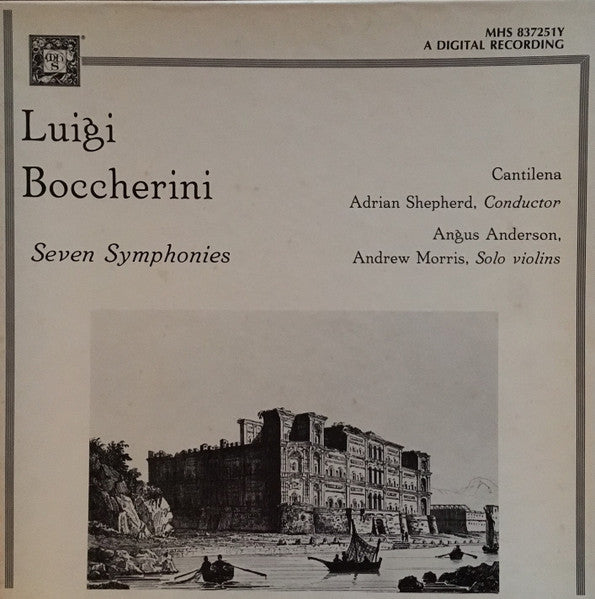 Luigi Boccherini, Cantilena, Adrian Shepherd : Luigi Boccherini - Seven Symphonies (3xLP)