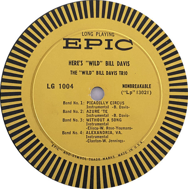 Wild Bill Davis : Here's "Wild" Bill Davis (10")