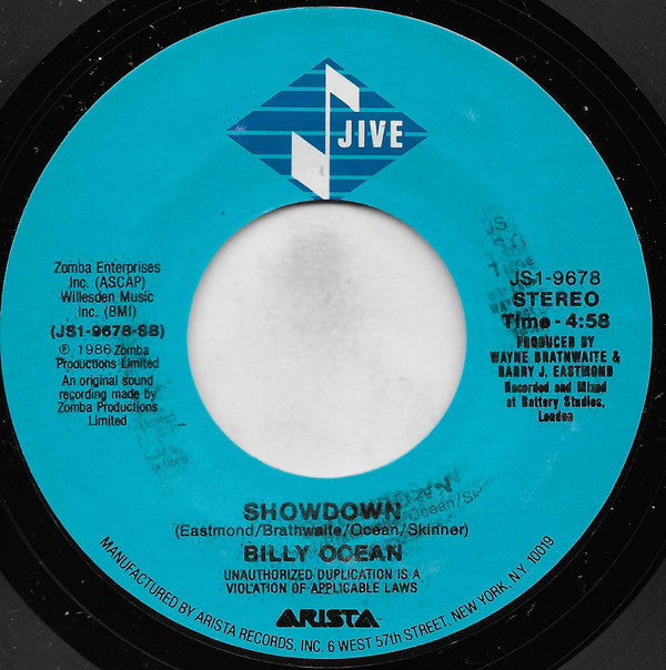 Billy Ocean : Get Outta My Dreams, Get Into My Car (7", Single, Styrene)