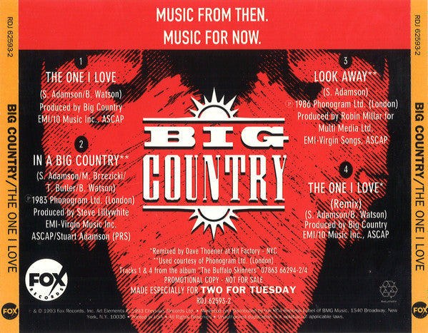 Big Country : Big Sampler (CD, Promo, Smplr)