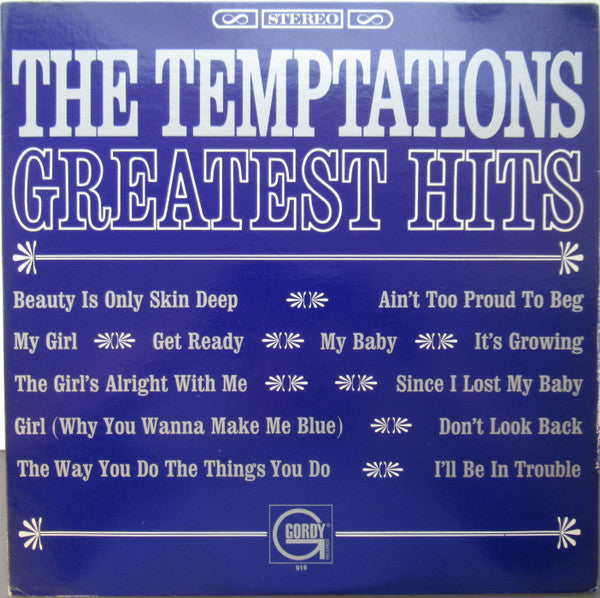The Temptations : Greatest Hits (LP, Comp, RE)