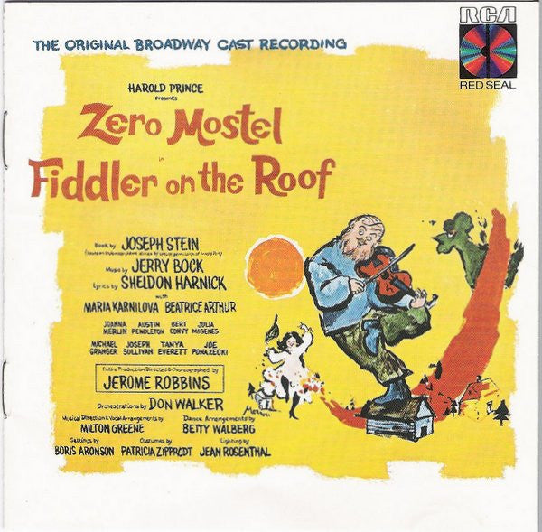"Fiddler On The Roof" Original Broadway Cast : Fiddler On The Roof (CD, Album, RE)