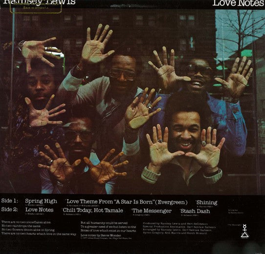 Ramsey Lewis : Love Notes (LP, Album, Promo)
